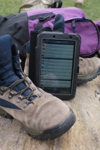 Apps and hiking boots
